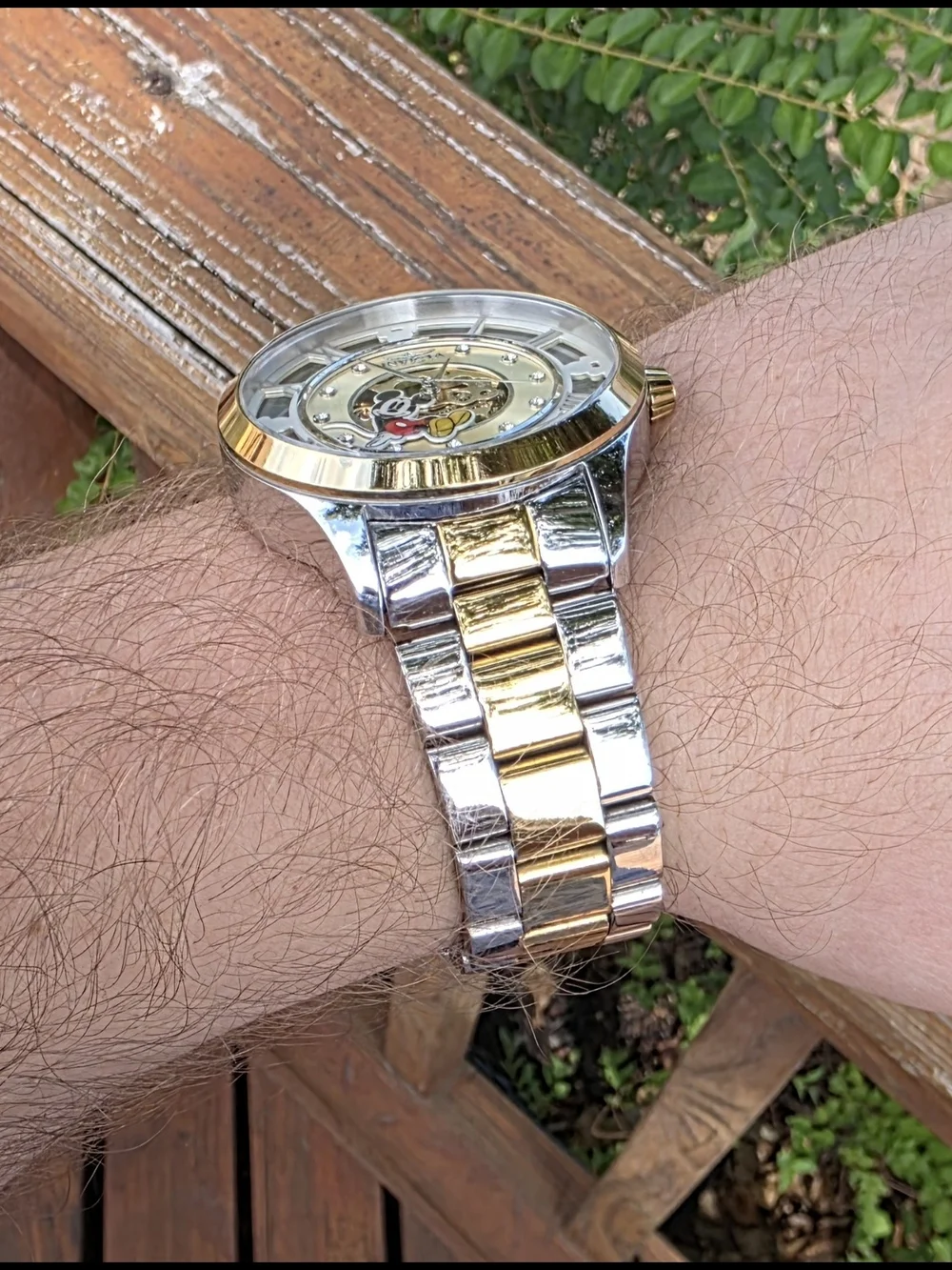 Invicta Disney Limited Edition Mickey Mouse Men's Watch Model 41365 Gold Silver